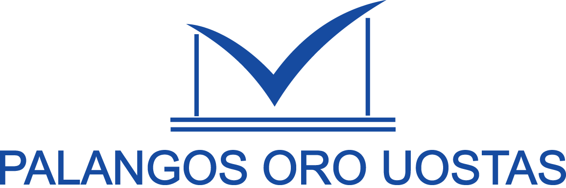Palangos oro uosto logotipas